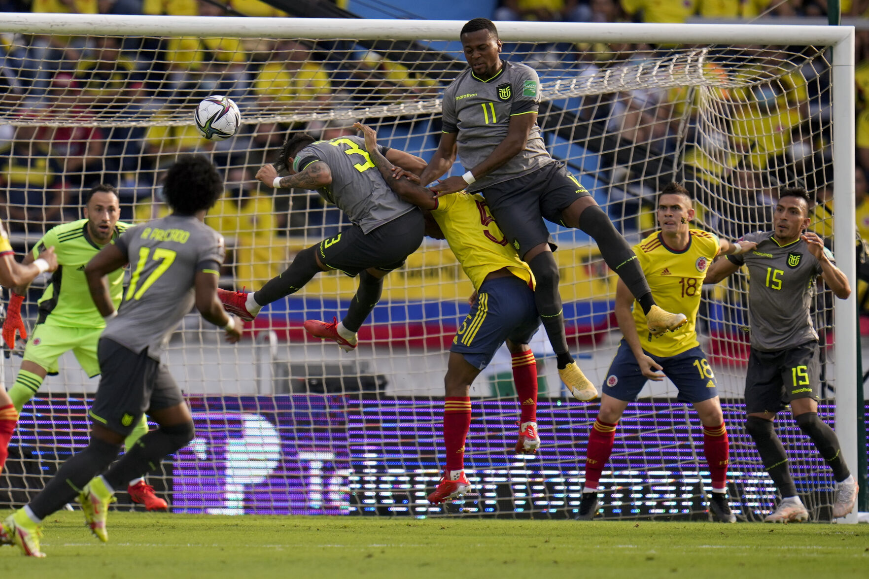 APTOPIX Colombia Ecuador Wcup Soccer
